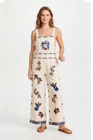 FLORA TIE-SIDE JUMPSUIT