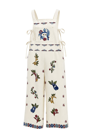 FLORA TIE-SIDE JUMPSUIT