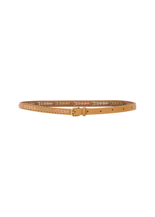 EMBROIDERED LEATHER BELT